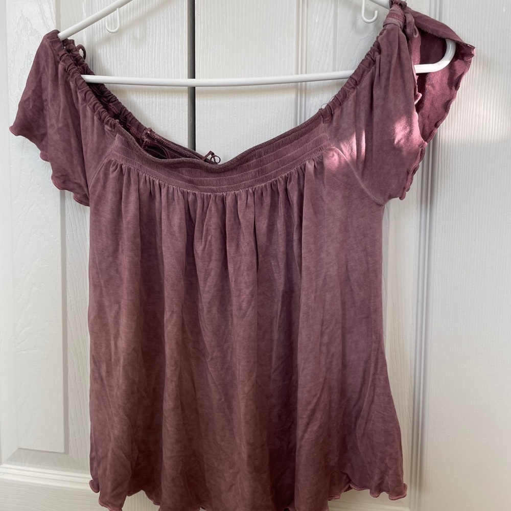 Off the shoulder blouse